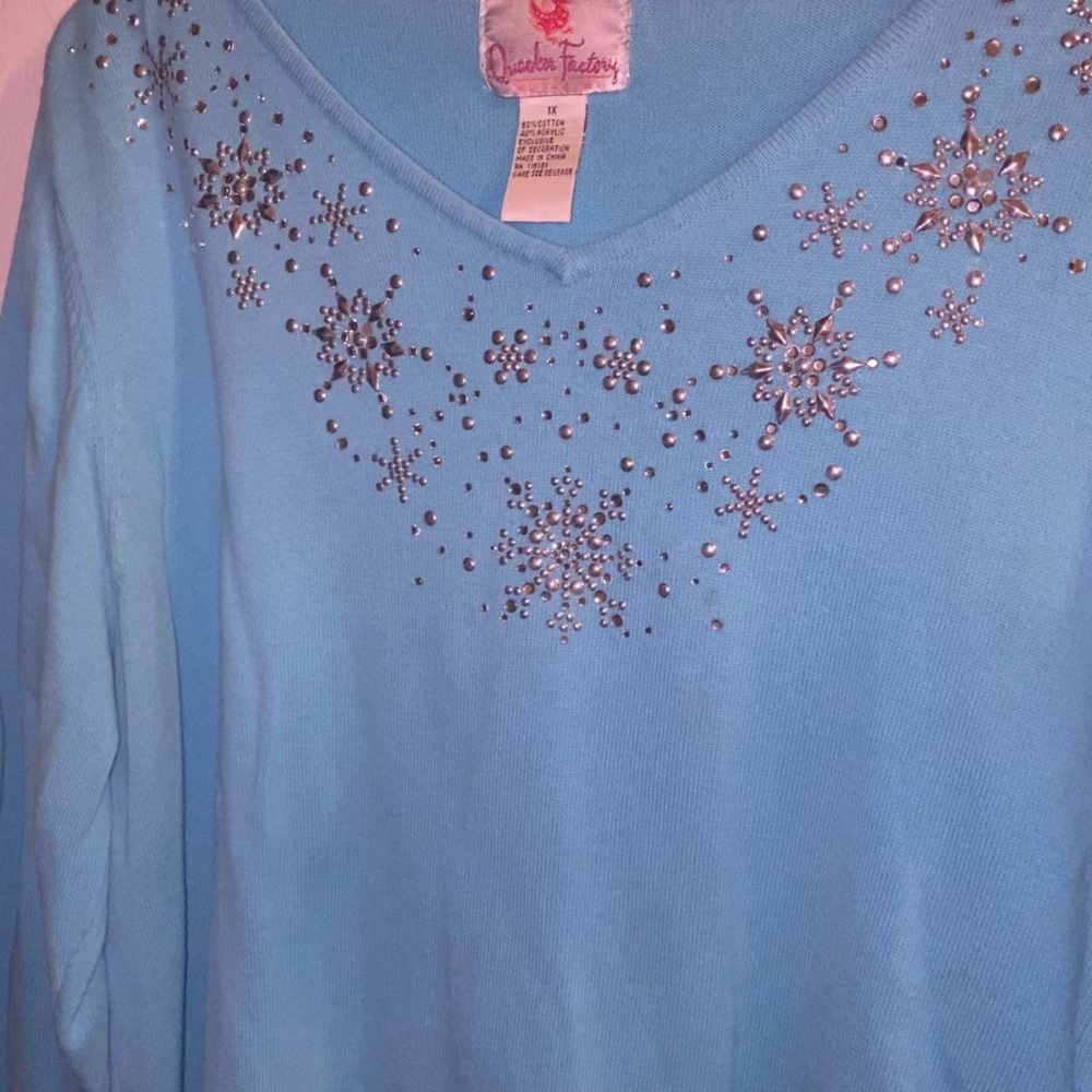 Quacker Factory knit lightweight sweater